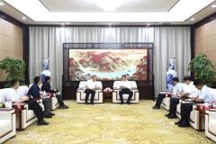 支现伟会见中信国安实业集团有限公司一行