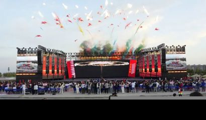 “丝路明珠·同心逐梦”2025新疆·塔城第五届手风琴文化国际艺术节盛大开幕 支现伟出席并宣布开幕