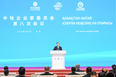 丁薛祥出席中哈企业家委员会第八次会议开幕式并致辞