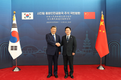 习近平同韩国总统李在明会谈