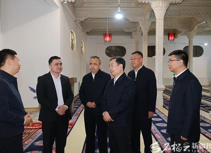 陈小江艾尔肯·吐尼亚孜在和田调研