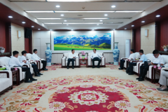 支现伟会见河北陆港集团有限公司一行